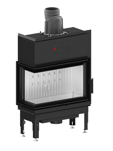 Каминная топка Hitze  HST 68x43L/R (угловое стекло).  HITZE (Польша)