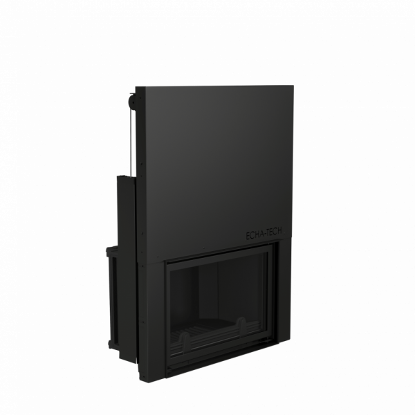 Топка ECT Font/800/G 14 кВт, гильотина. Echatech Fireplace Systems