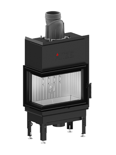Каминная топка Hitze  HST 54x39L/R (угловое стекло).  HITZE (Польша)