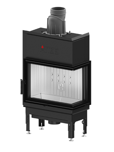 Каминная топка Hitze  HST 59x43L/R (угловое стекло).  HITZE (Польша)
