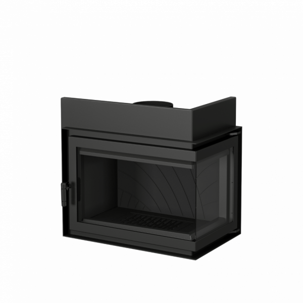 Топка ECT Font 700 R 14 кВт, 735-514-X, угловое стекло справа. Echatech Fireplace Systems