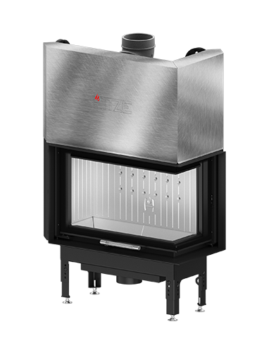 Каминная топка Hitze  HST 68x43L/R G (угловое стекло).  HITZE (Польша)