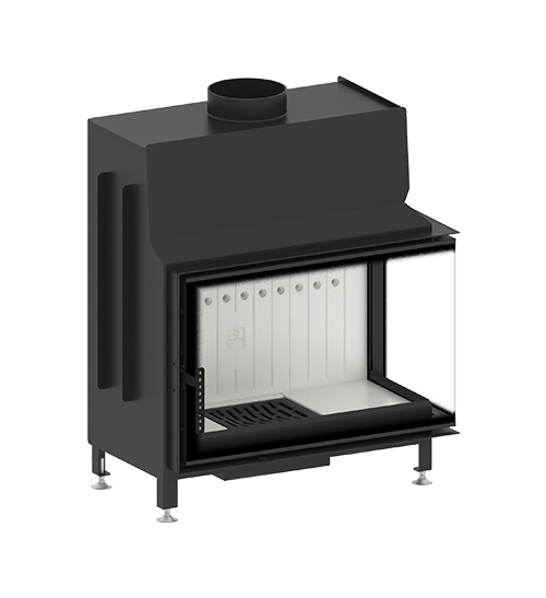 Каминная топка Hitze  STMA 68x43L/R (угловое стекло).  HITZE (Польша)