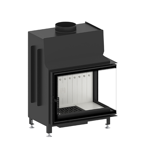 Каминная топка Hitze  STMA 59x43L/R (угловое стекло).  HITZE (Польша)