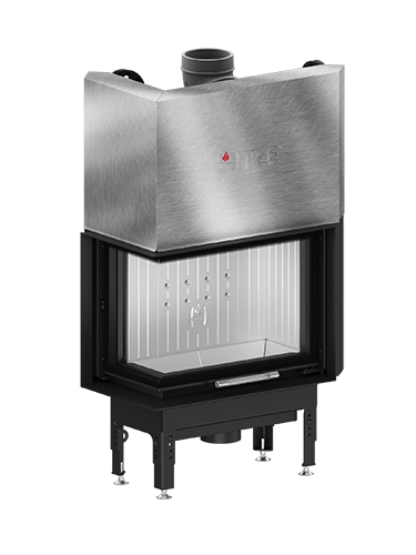Каминная топка Hitze  HST 59x43L/R G (угловое стекло).  HITZE (Польша)
