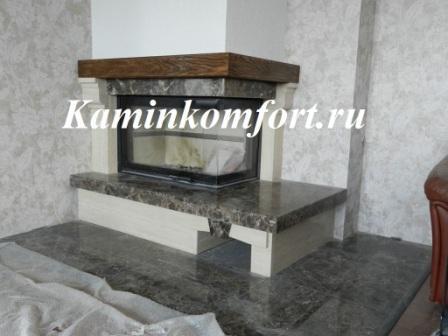 Камин мраморный  Игора. Камины по индивидуальным размерам