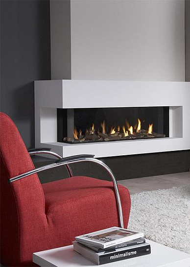 Газовый камин DRU Metro 130XT/2 RCH. DRU (Нидерланды)