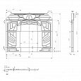 Портал из натурального камня талькохлорит с узором. ПроМеталл печи Атмосфера