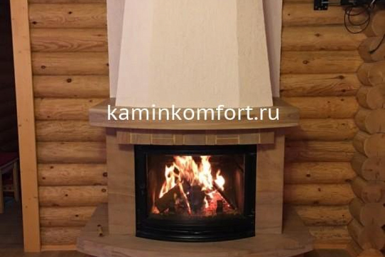 Камин Рейн из натурального камня для топки Jotul