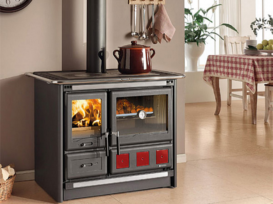 Кухонная печь La Nordica Rosa XXL 16 Maiolica. Печи с плитой и духовкой La Nordica (Италия)