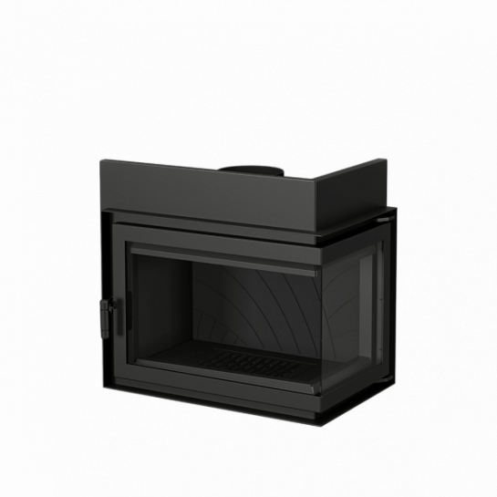 Топка ECT Font 700 R 14 кВт, 735-514-X, угловое стекло справа. Echatech Fireplace Systems
