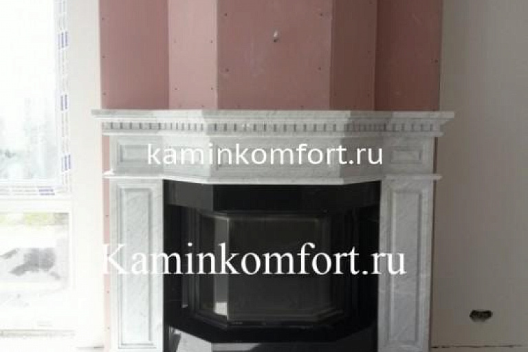 Мраморный портал Бонн с топкой Сапфир (Supra)