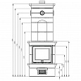 ПЕЧЬ-КАМИН K11, SK 1002, угловой  (KEDDY). Каменные печи-камины Keddy (Швеция)