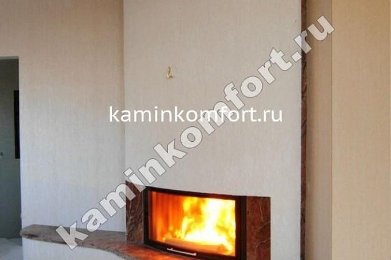 Камин из мрамора с топкой Spartherm Varia BEh