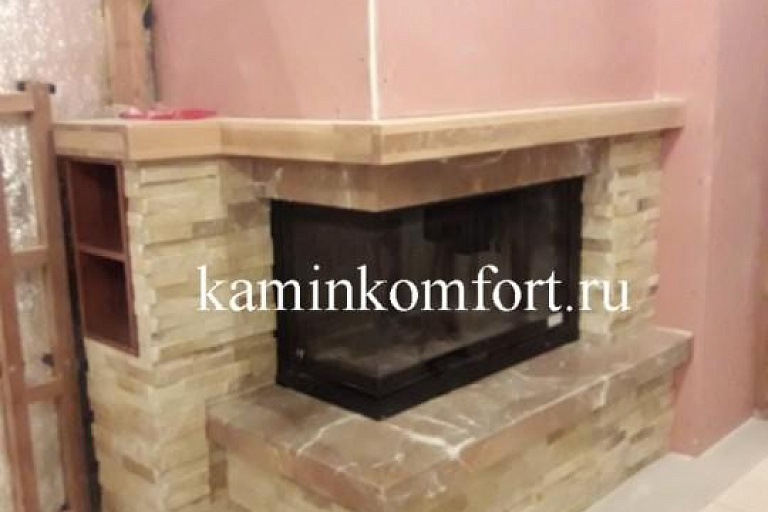 Камин с топкой Титано