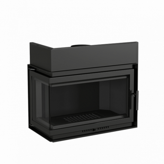 Топка ECT Font/800/L 18 кВт, угловое стекло слева. Echatech Fireplace Systems